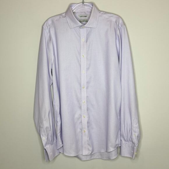 Twillory Non Iron Safe Cotton Tailored Fit Long Sleeve Dress Shirt Mens 16 36/37 - Picture 2 of 7